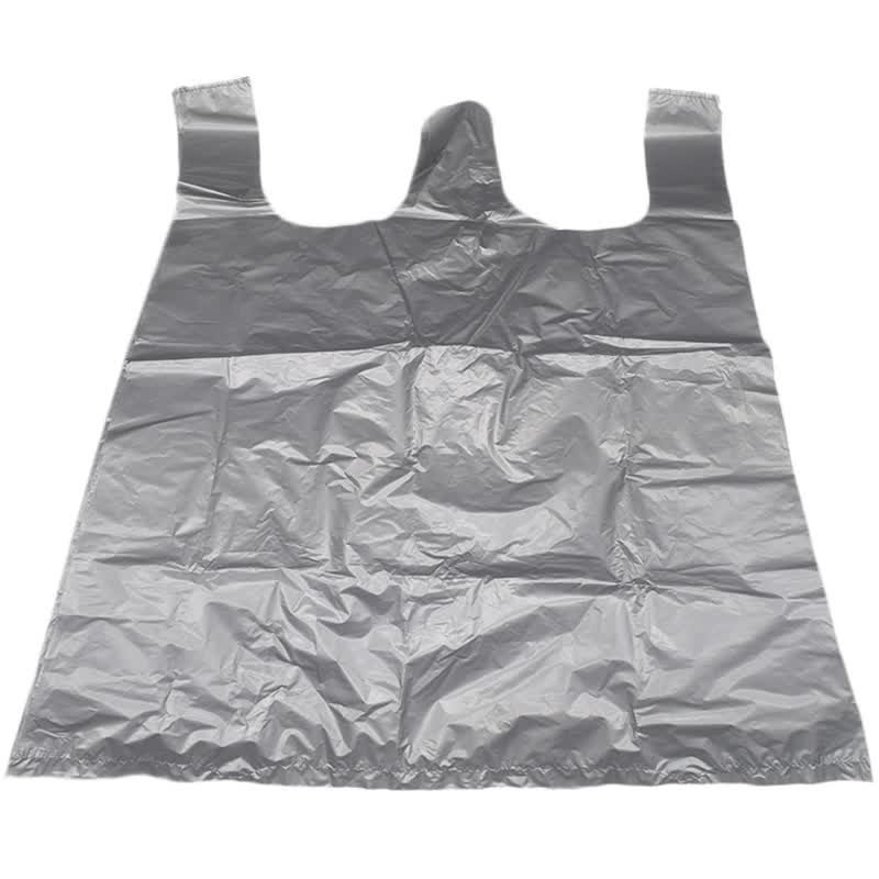 薰然手提式塑料袋子加厚灰色加大号批发服装打包搬家方便袋发货背心袋