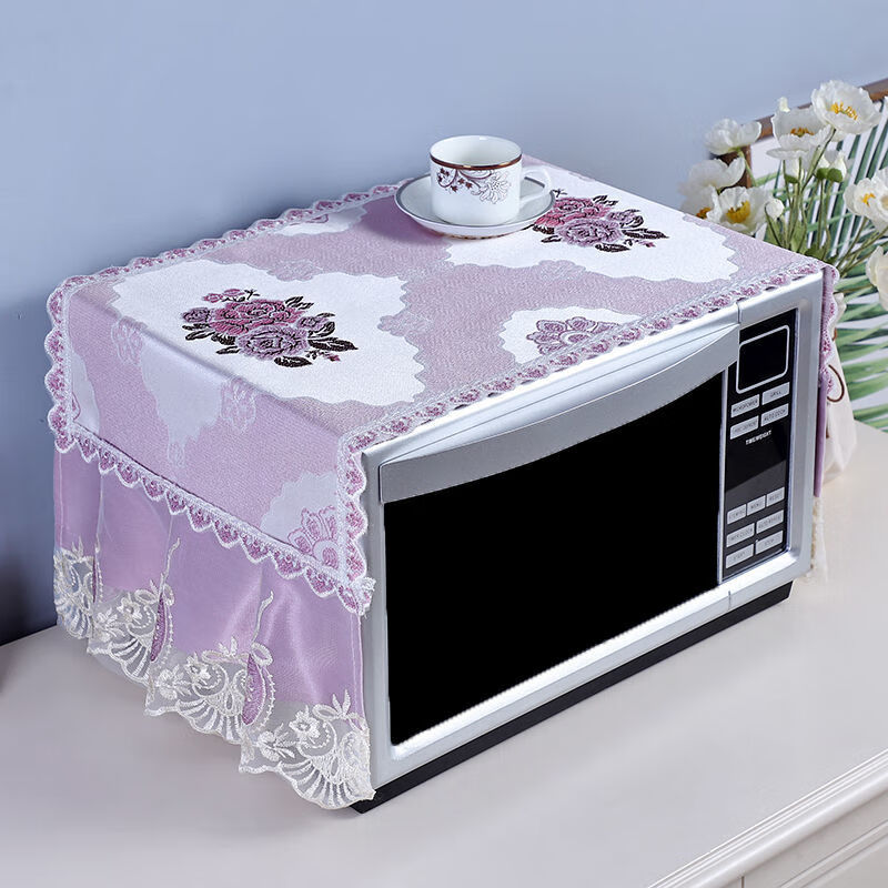 罔济通用微波炉罩套烤箱盖巾烤箱罩防尘罩防油罩子微波炉盖布盖布