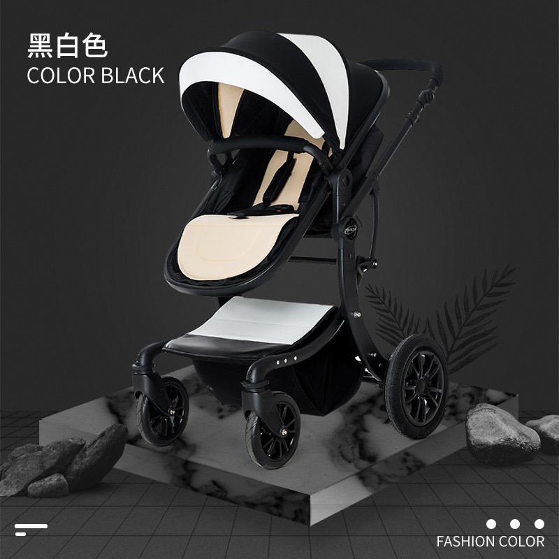 teknum 英国婴儿推车高景观 可坐可躺避震折叠婴儿车双向bb宝宝手童车