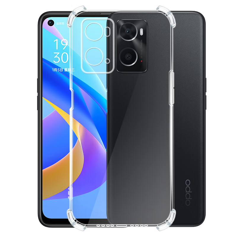 oppoa36 4g/pesm10/a76/a96 全包气囊透明壳*单壳