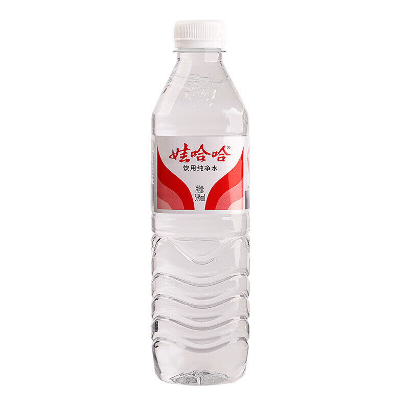 娃哈哈纯净水饮用水 整箱水 纯净水596ml*24瓶