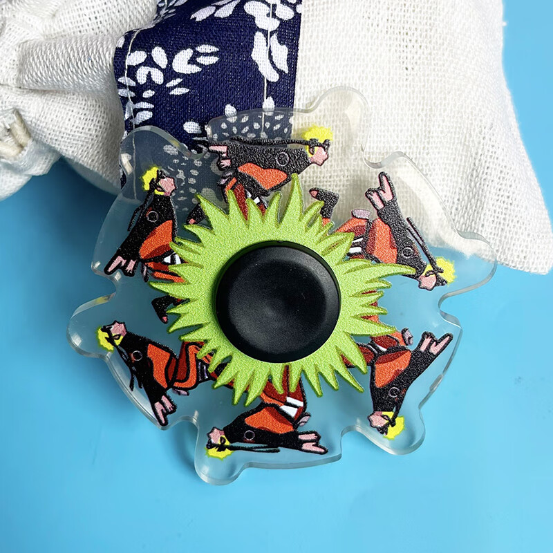 优猎指尖陀螺动态果会动的自来也鸣人奔跑手指减压玩具 【鸣人】动态