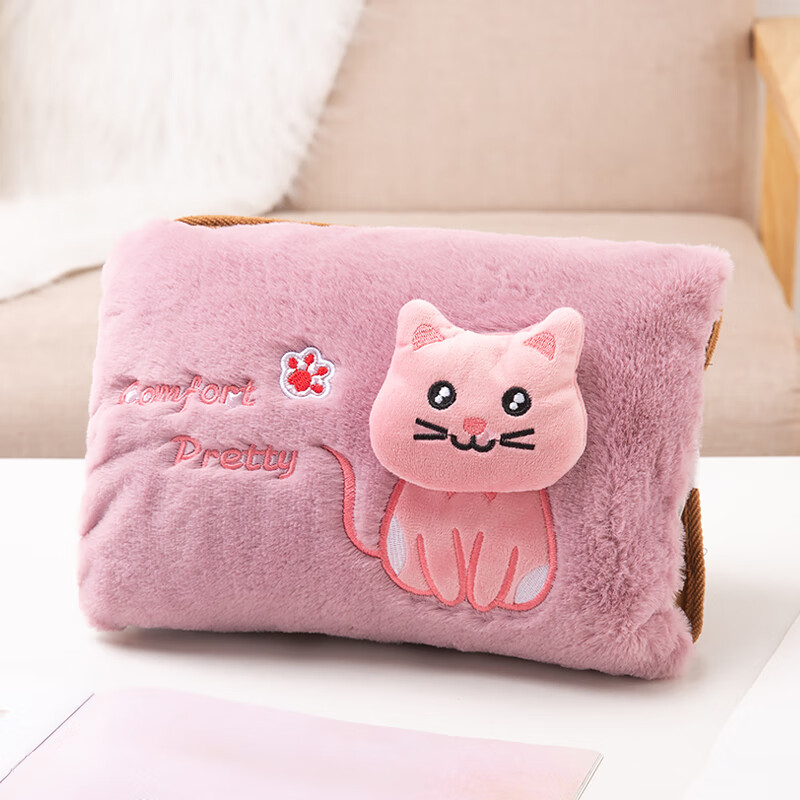 阿尤布充电热水袋暖手宝可拆洗电暖宝宝卡通电暖袋已注水可爱暖水袋