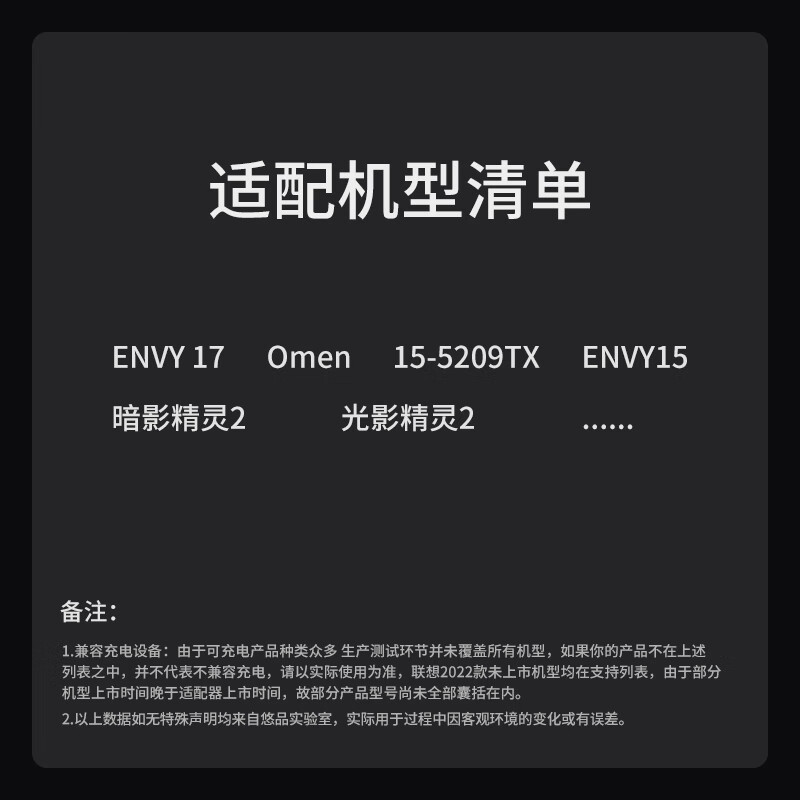 悠品 惠普笔记本充电器19.5V6.15A 120W通用hp ENVY17/光影/暗影精灵2/omen电脑电源适配器线蓝口带针