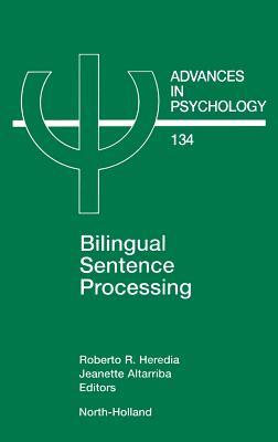 预订bilingual sentence processing, volume 134