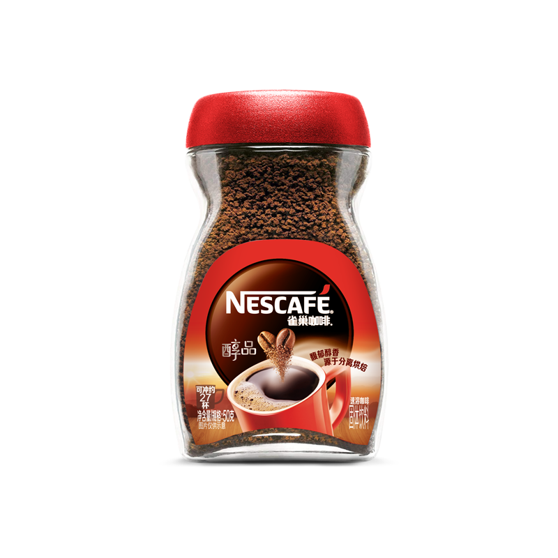 拍5件 雀巢（Nestle）醇品 黑咖啡速溶 0糖0脂低卡 美式咖啡粉 瓶装 50g 白敬亭同款 106.6元（合21.32元/件)