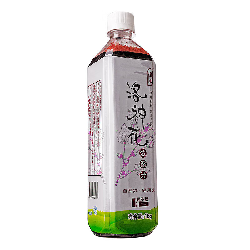 洛神花浓缩汁 洛神花茶 冲调饮料 1000gx1瓶瓶装 1000gx1瓶
