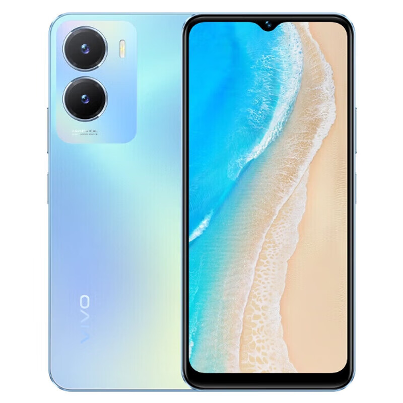 vivo Y35 全网通5G手机 5000mAh大电池 双引擎闪充 后置1300万像素Y35 冰云蓝 4GB+128GB
