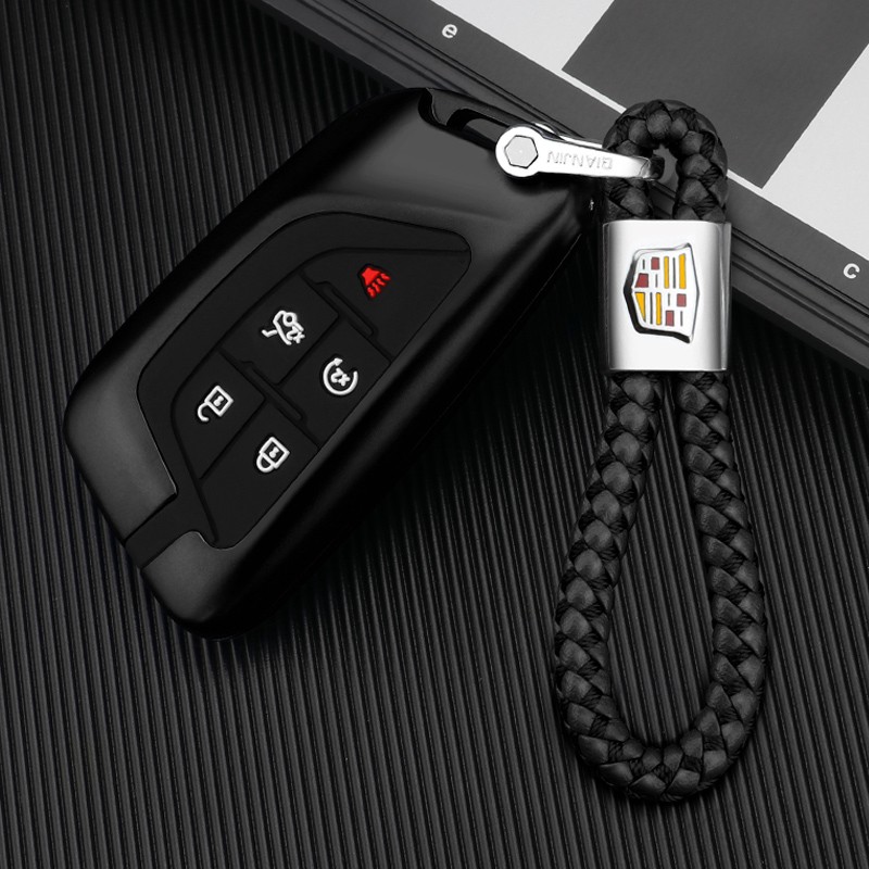 2021款凯迪拉克ct5钥匙套ct4包金属壳 全新凯迪拉克ct4 ct5汽车钥匙包