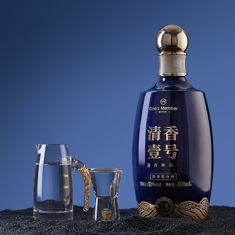 One’s Member 清香壹号清香型白酒 53度 500ml 礼盒装 杏花村产区 宴请送礼