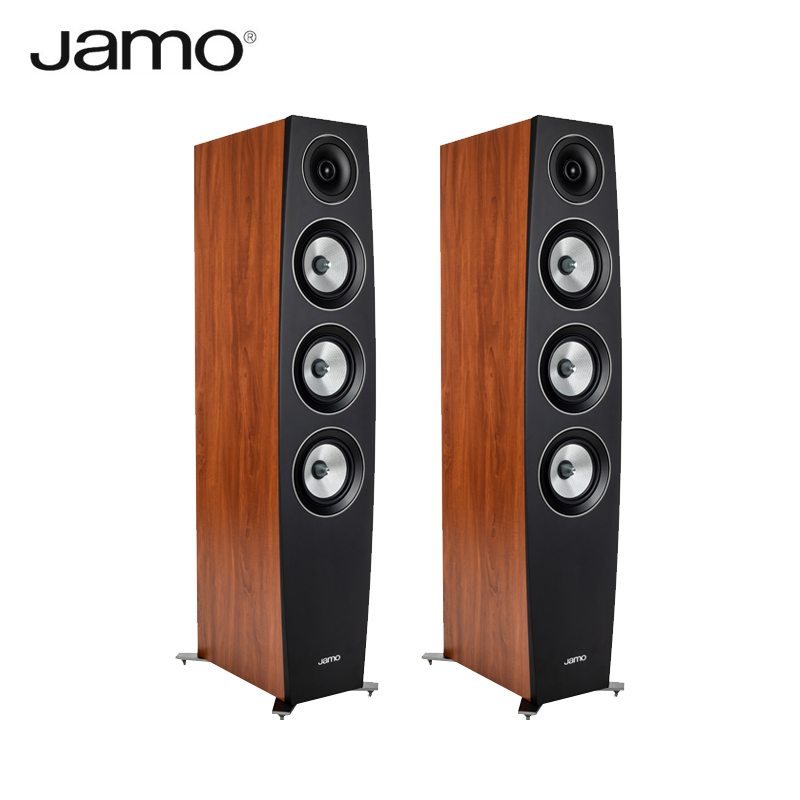 尊宝 JAMO C97 II二代 落地式音箱高品质高音质家庭影院 HIFI发烧级客厅无源音箱 一对 暗苹果色