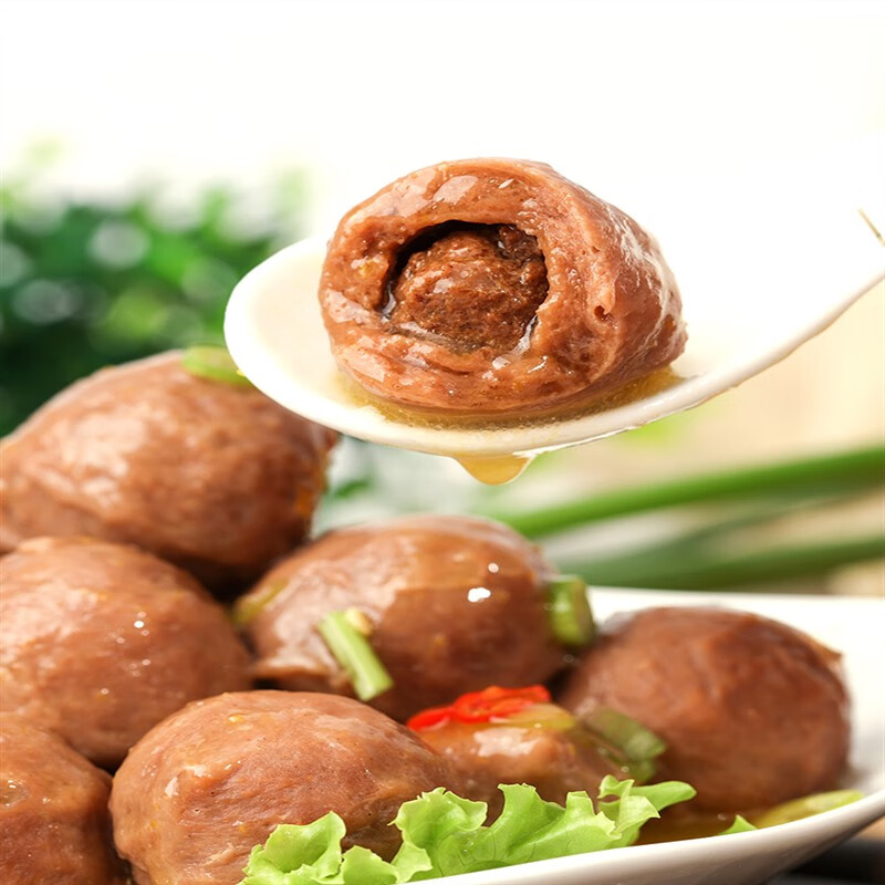 苏墨撒尿牛肉丸牛筋丸撒尿牛丸火锅丸子麻辣烫食材清真食品4斤 撒尿牛