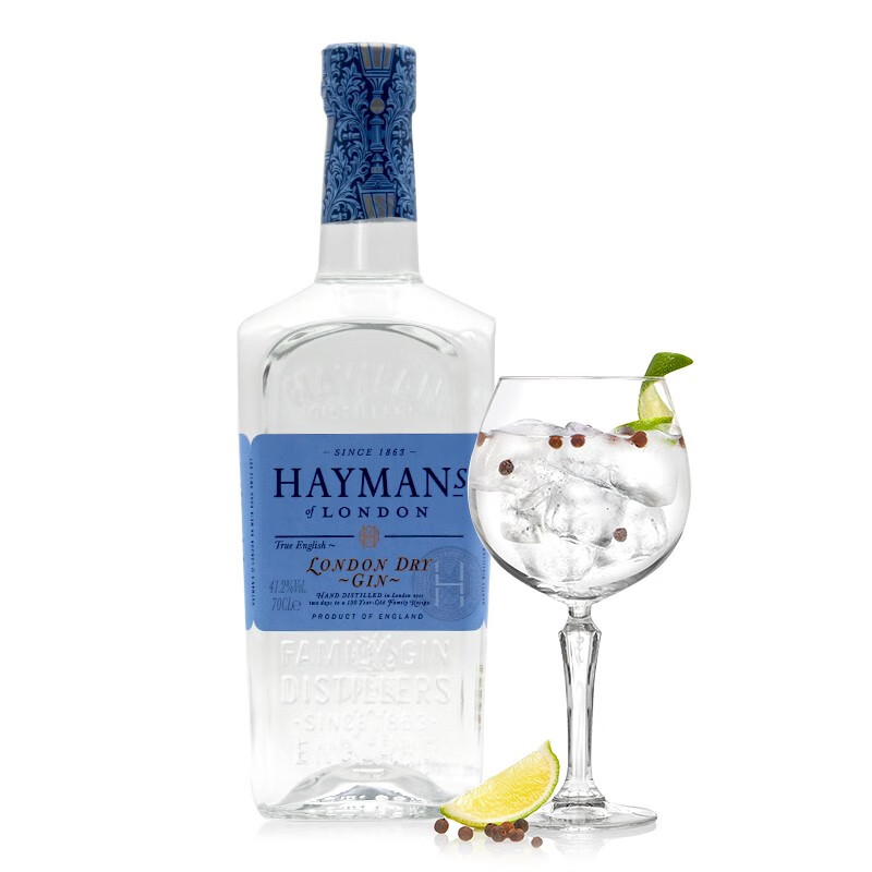 卢布斯基海曼金酒 配制酒 杜松子酒果味酒 进口洋酒 海曼伦敦干金酒