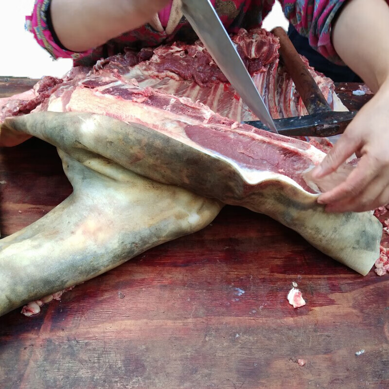 味巴哥迎宾(yinbin)贵州带皮牛腿肉2 嫩牛黔东南农家小黄牛带皮新