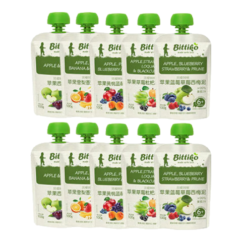 ���ڲ�����������ζӤ�׶����౦����ʳ6��+���ұ��� ���ˮ���� 100g 10��