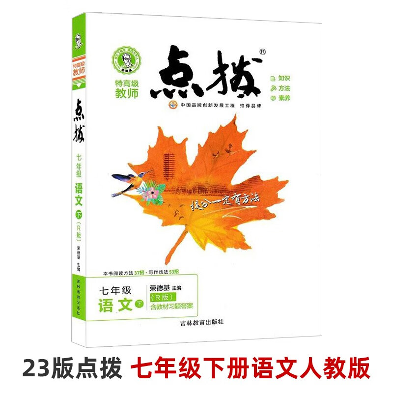 2024版 荣德基初一点拨七年级上下册语文数学英语课本同步教材完全解读教辅资料书 7年级上册语文数学英语3本 人教版点拨 【七年级下册】语文人教版
