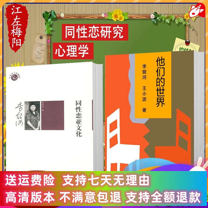 定制款 李银河 同性恋亚文化+他们的世界