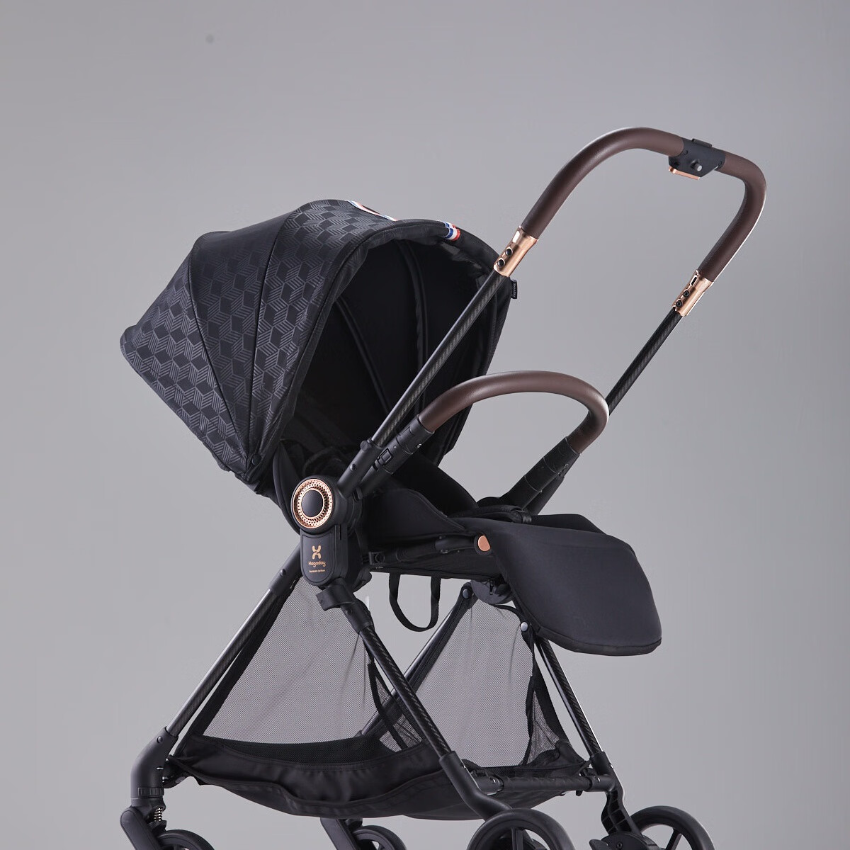 哈卡达【hagaday探享者】 碳纤维轻便折叠婴儿车高景观可坐可躺宝宝