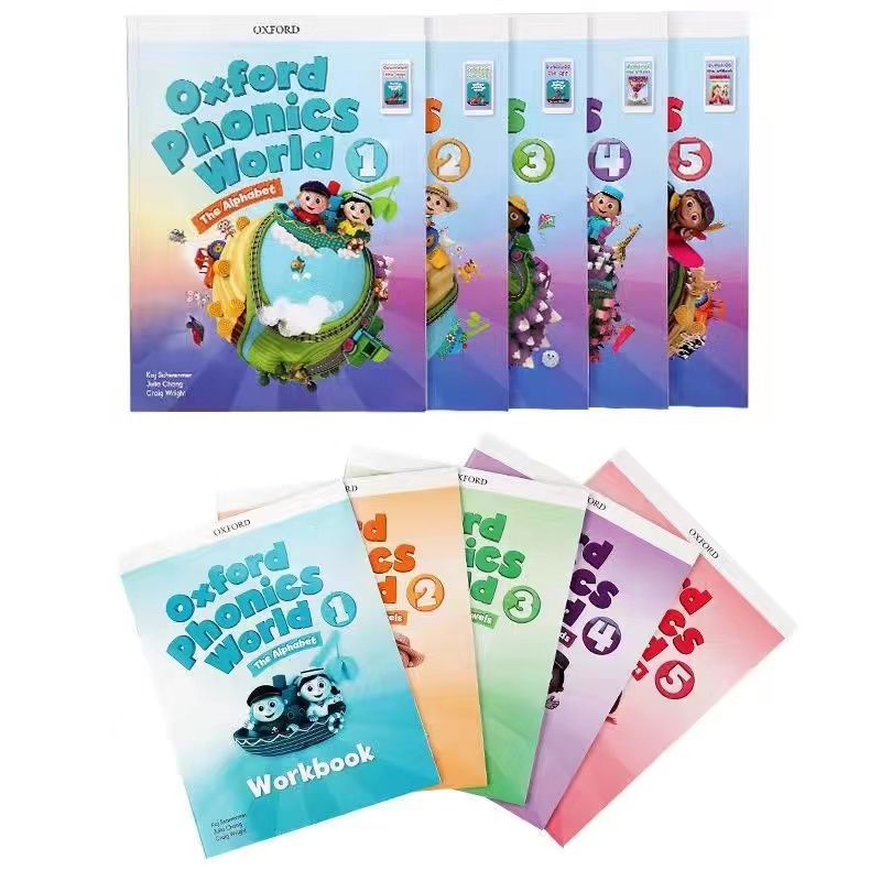 新版oxford phonics world 12345级别 牛津自然拼读教材 拼读世界 全套1-5级学生书+练习册/共10本 支持点读/送电子版资料高性价比高么？