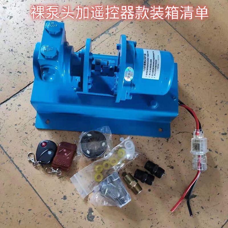 锲灼12伏液化气导气泵车载移动丙烷二甲醚倒气泵个人小型充气泵新 裸