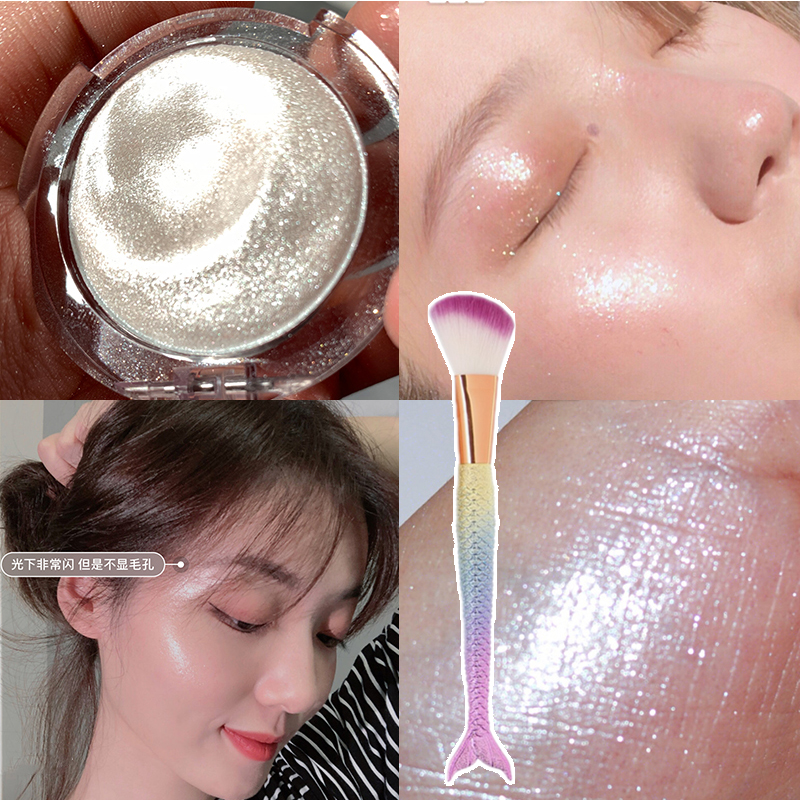 MAYCHEERER李佳琦推荐钻石般闪耀高光修容盘闪粉脸部提亮珠光土豆泥高光 001#水光钻砂糖(收藏搭人鱼刷) 不挑肤色