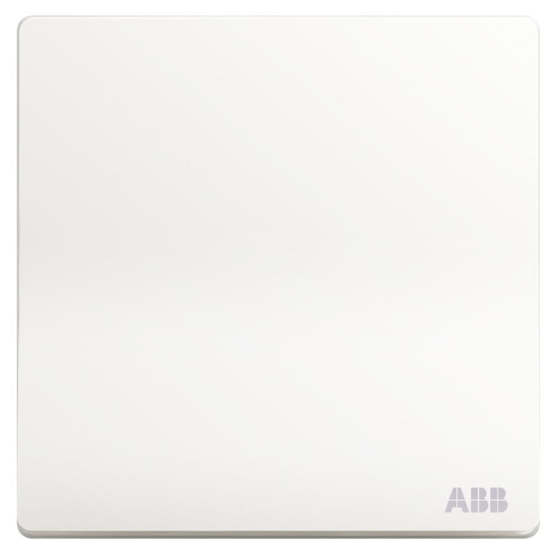 abb开关面板 一开双控单开双控开关 轩致系列 白色 af125