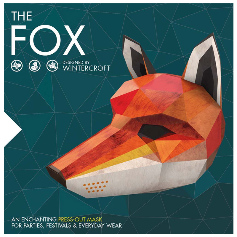 【现货】折纸设计:3d狐狸面具 the fox 英文原版手工制作图书善本图书