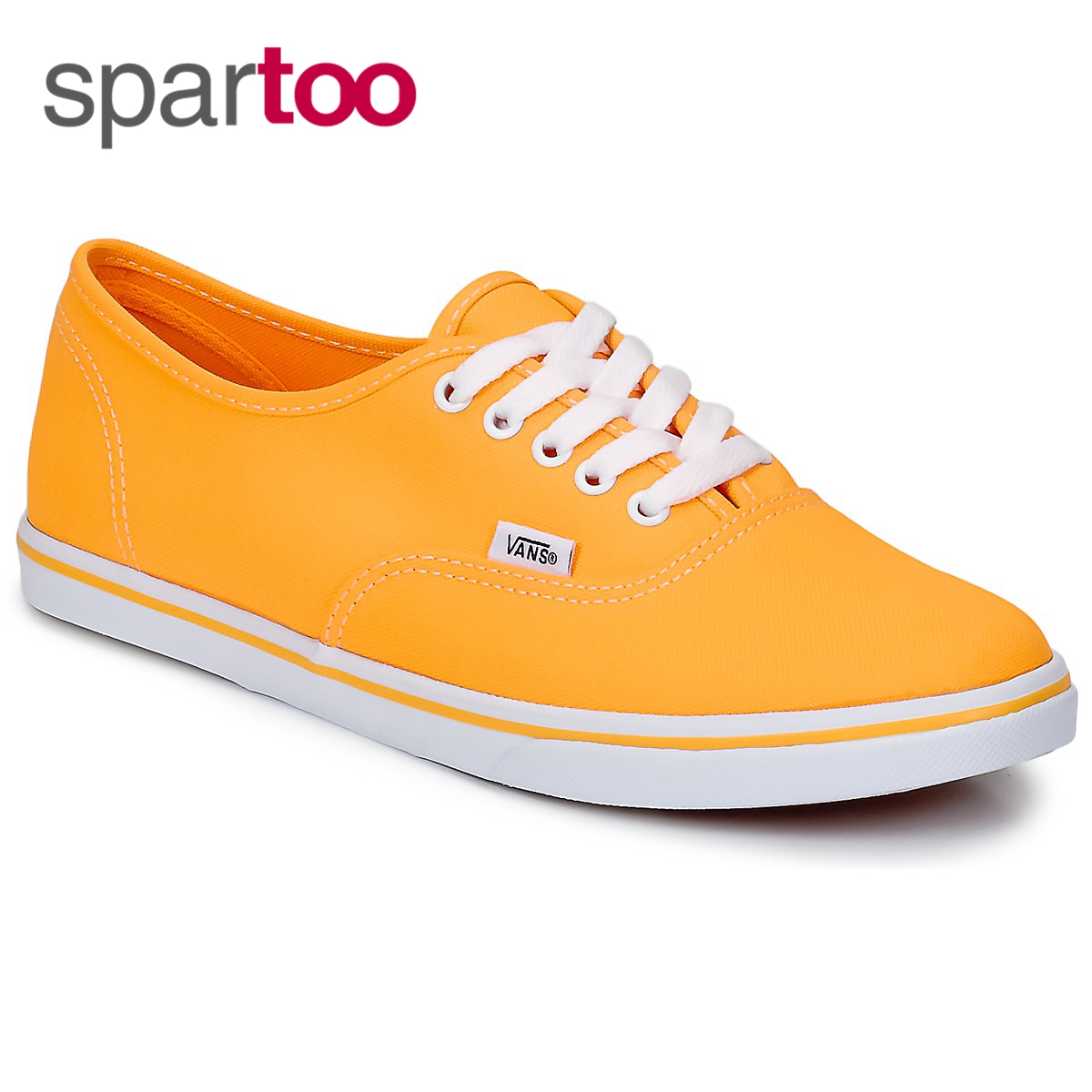 vans范斯auth女鞋运动帆布鞋低帮鞋系带休闲板鞋橙色春秋新款t9nb9u