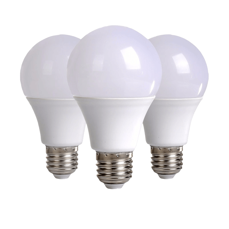 域能led球泡e27螺口燈泡3W5W家用節(jié)能燈18W24W大功率工廠照明光源 18W 三色變光