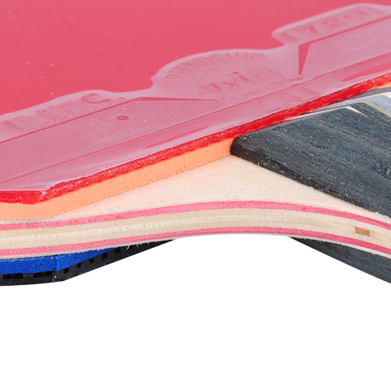 友谊729 乒乓球拍横拍长柄 2040双面反胶7层纯木进攻型