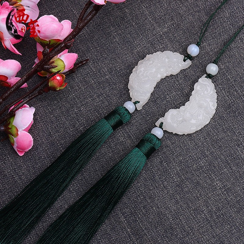 西玺 龙凤腰挂古风腰佩汉服流苏腰带配饰古装挂坠压襟男女情侣挂件