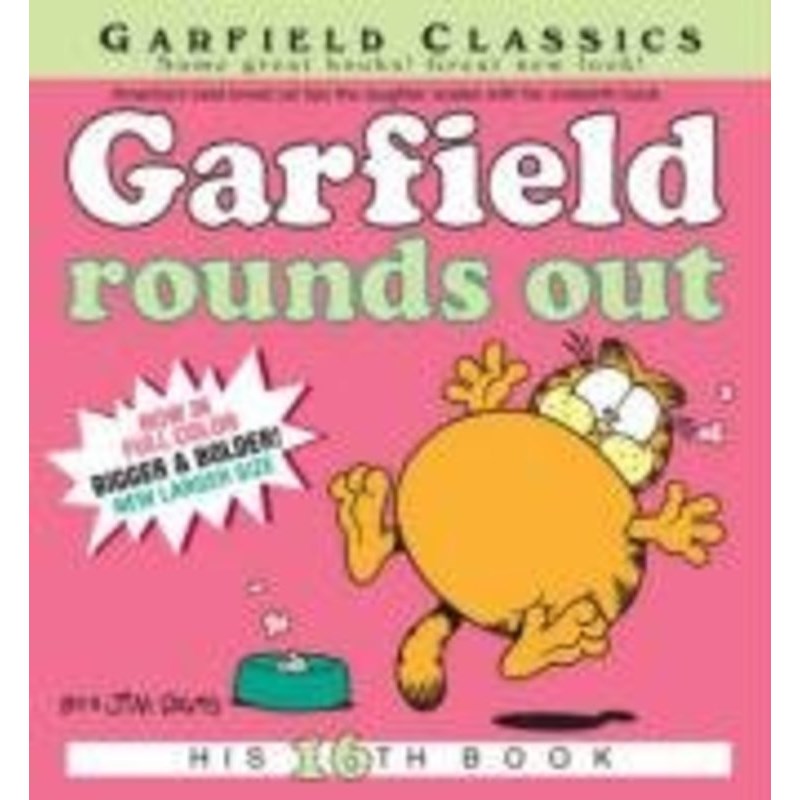 加菲猫-吃多了 英文 原版 加菲猫漫画 Garfield
