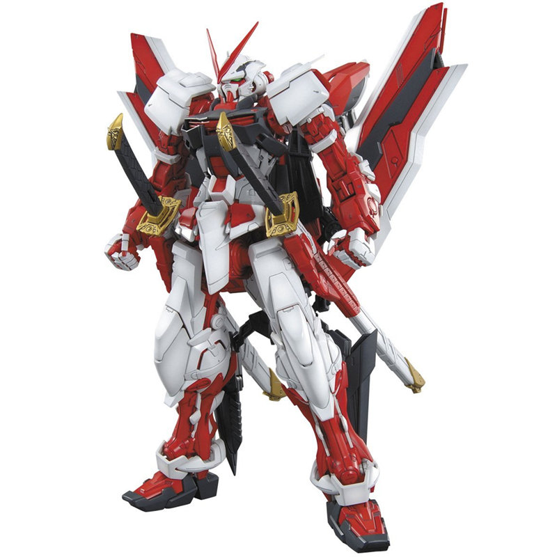 万代(bandai) mg 高达1 拼装模型玩具 18cm mg 红异端