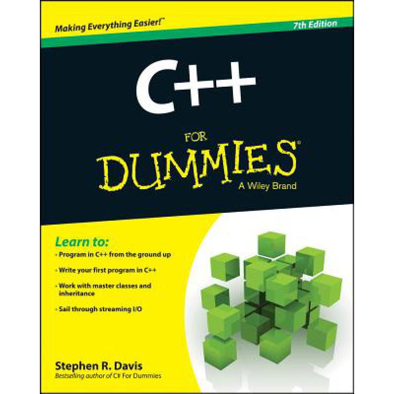 预订 C++ For Dummies, 7Th Edition [Wiley计算机]