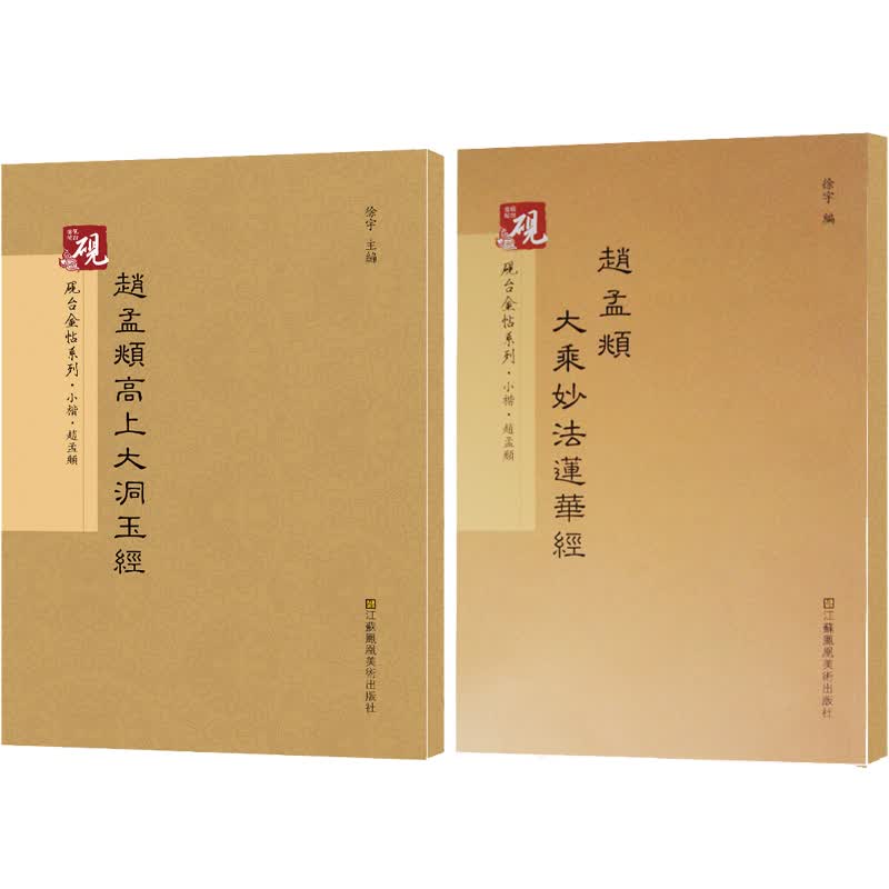 赵孟頫大乘妙法莲华经+赵孟頫高上大洞玉经 小楷字帖 放大正版书法字帖历代碑帖 赵体楷书楷体