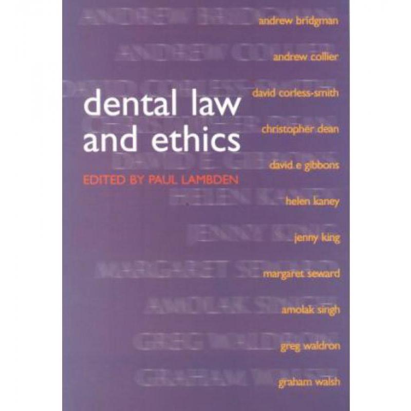 预订 Dental Law and Ethics