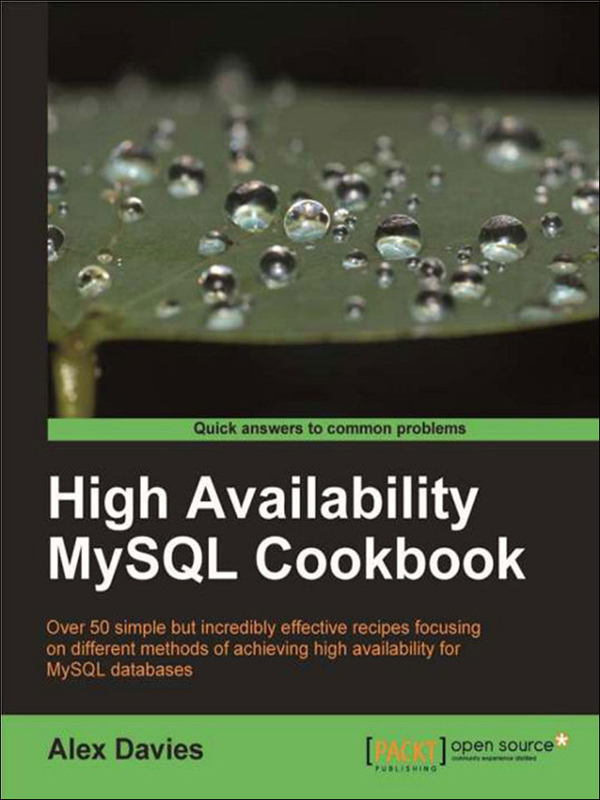 high availability mysql cookbook