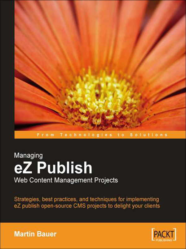 managing ez publish web content management projects