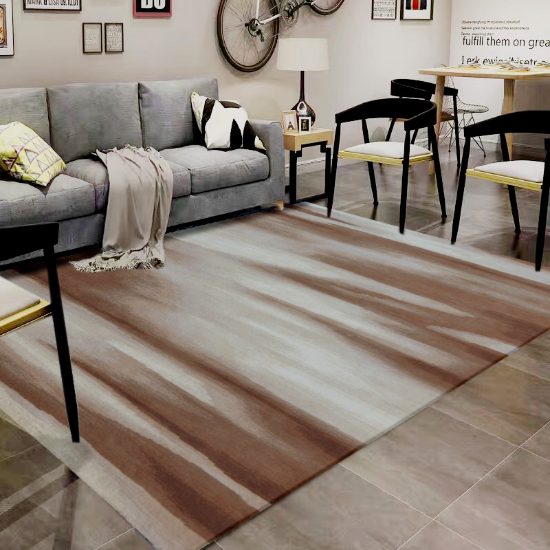 海马地毯 时尚简约 新西兰羊毛手工地毯 客厅茶几书房定制地毯s7245