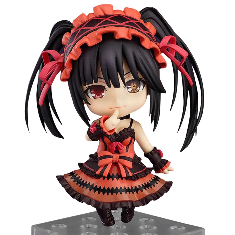 q版 机箱车载摆件动漫模型可动萌系公仔送礼玩具 时崎狂三q版