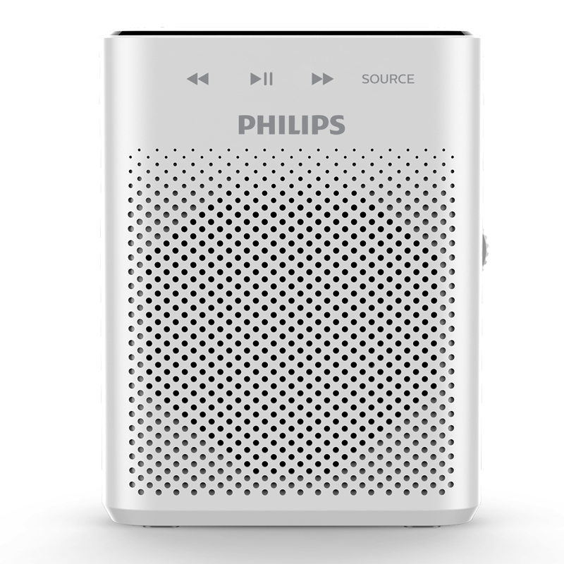 飞利浦（PHILIPS）SBM230无线喇叭小蜜蜂扩音器UHF麦克风便携音箱教师导游培训讲师消噪播放器象牙白