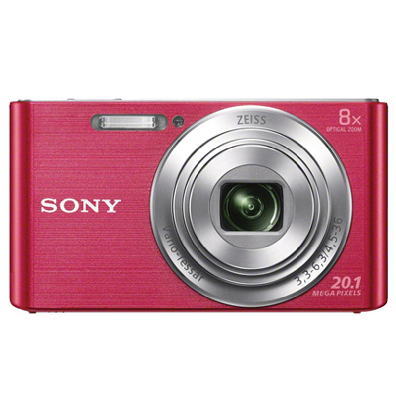 索尼(sony)数码相机卡片机相机家用相机 w830粉色 官方标配 送相机包