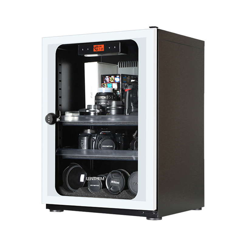 领顿（LENTHEM） 单门电子防潮箱 迷你相机镜头干燥箱 茶叶字画邮册收藏柜 摄影器材防潮柜密码锁 LTW-090D数控白+密码锁