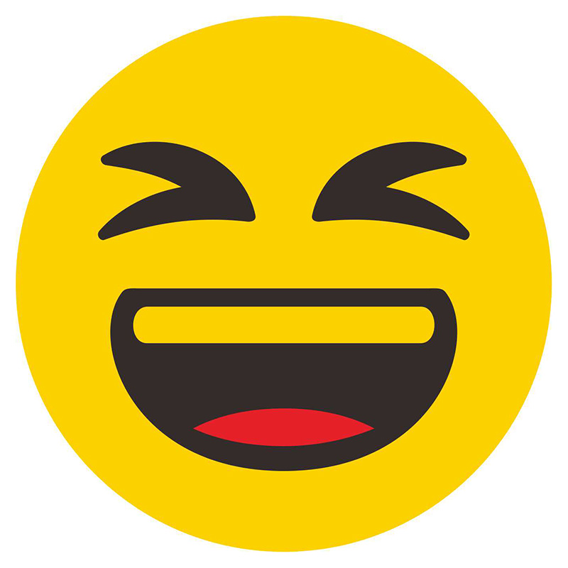 忆美特装饰贴个性diy墙贴儿童房笑脸贴纸办公室创意emoji表情贴画