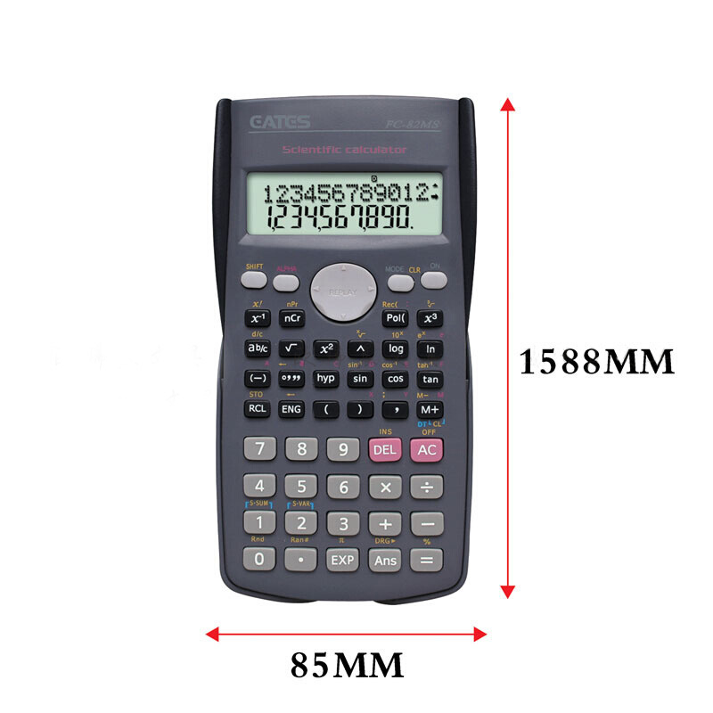 伊达时科学计算器FC-82MS函数计算器学生学习辅助