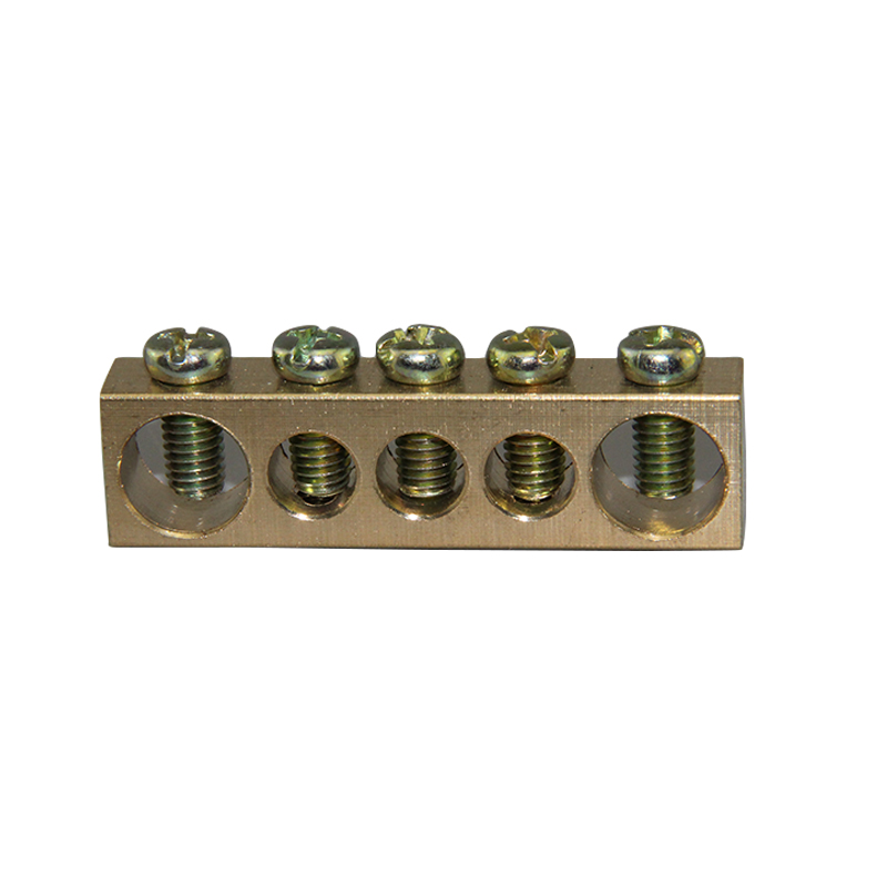 地线排地排5位8*13接地接线排大电流5孔 接地铜端子