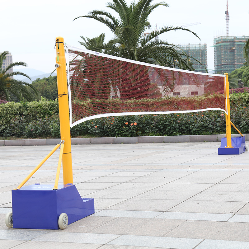 函翔(hanxiang)羽毛球网架标准移动式排球网柱升降加大加厚气排球架