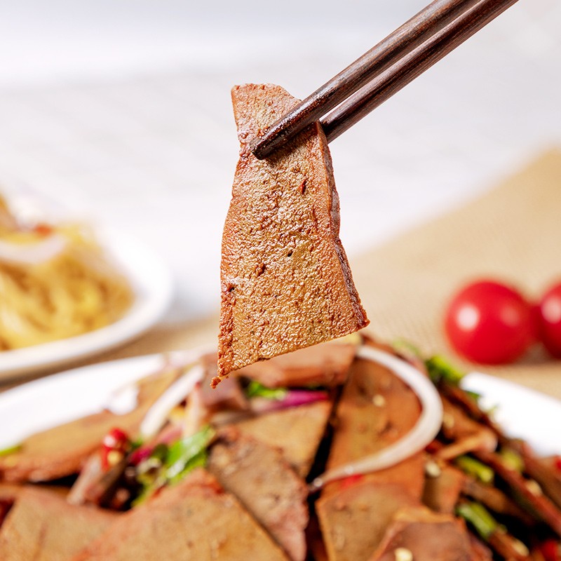 伊赛 五香卤牛肝300g国产牛肉卤味熟食休闲零食开袋即食炒牛肝拌牛肝