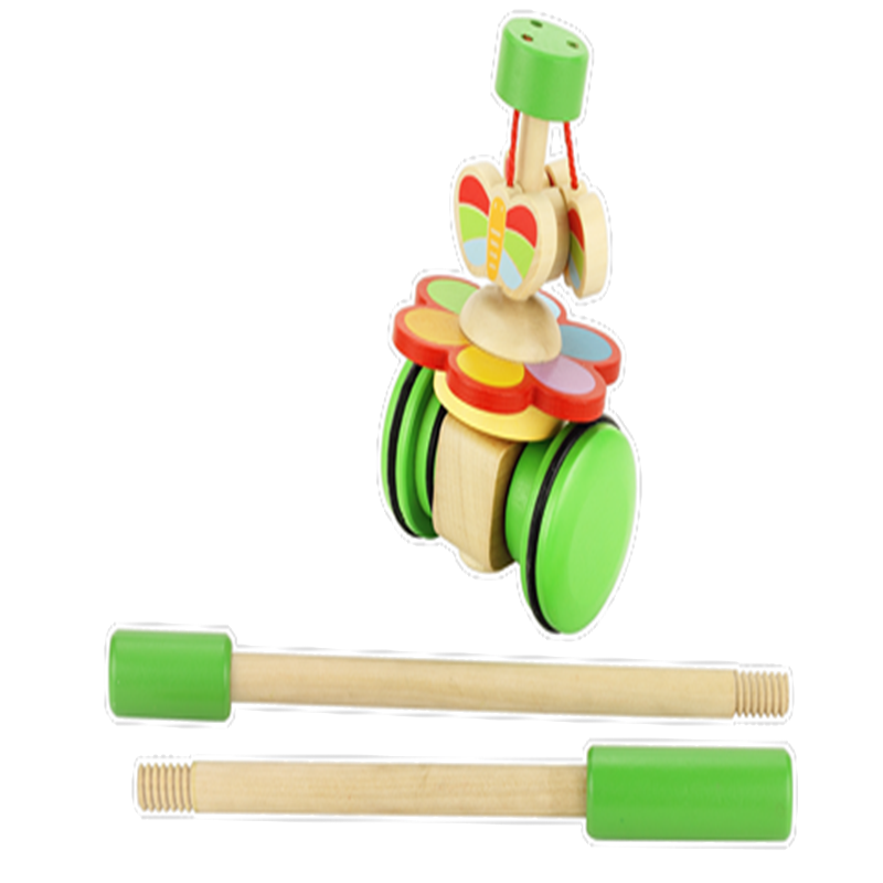 手推玩具手推车学步车动物单杆旋转蝴蝶助步车儿童木制玩具优缺点分析测评,哪个更合适？