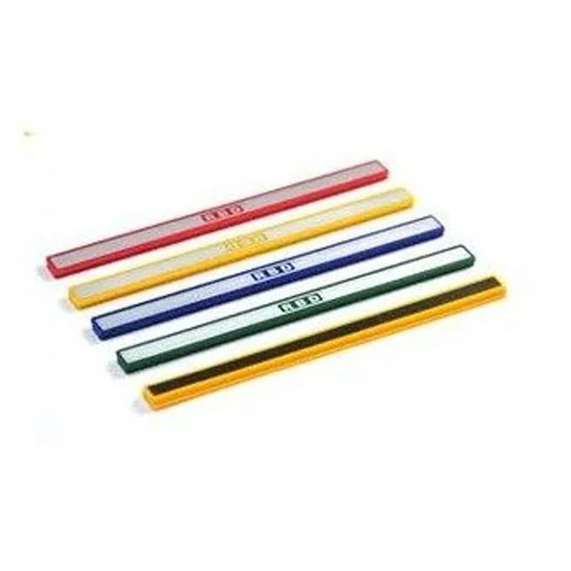 红鑫文具 彩色白板磁条磁性贴 30cm白板磁扣磁铁磁扣磁贴条 强力吸铁石 20CM红色硬磁条(10条装)